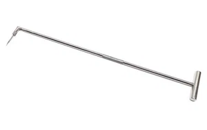 Horse Equivet Dental Pick scharfe abnehmbare Spitze Edelstahl T-Griff 19" lang - Bild 1 von 3