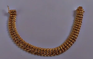 American Mesh Gold Plated Bracelet Strap - Picture 1 of 5