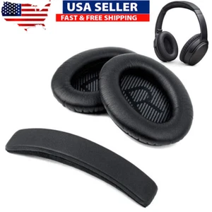 Soft Ear Pads Cushion For Bose QuietComfort QC15 QC25 QC35 QC45 AE2 Headphones - Picture 1 of 23