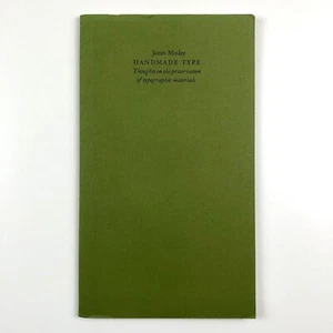 Handmade Type by James Mosley | Incline Press / Justin Howes Memorial Fund, 2007 - Picture 1 of 9