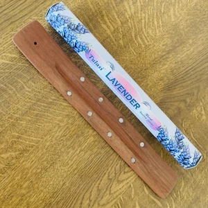 Palos de incienso ""Lavanda"" Tulasi (20) con soporte - Imagen 1 de 2