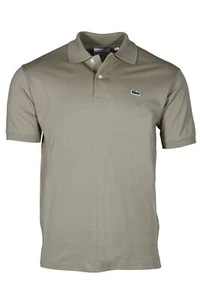 Lacoste Men's Original L.12.12 Petit Piqué Polo Shirt in Beige L1212-51 CB8 - Picture 1 of 3