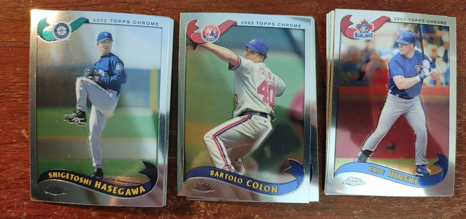 2002 Topps Chrome Traded base cards Pick from drop down list - Image 1 of 1