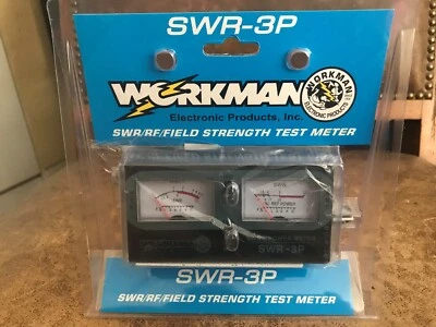 Workman SWR-3P SWR/RF Field Strength CB Radio Antenna Dual Test Meter 100 Watt - Image 1 of 3