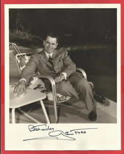 AB40-ORIGINAL SIGNIERTES FOTO-GLENN FORD-AMERIKANISCHER SCHAUSPIELER-KANADIER - Bild 1 von 1