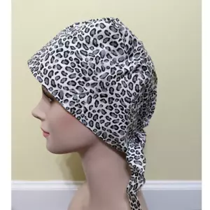 Surgery Surgical Scrub Unisex Cap Caps Hats Hat Health Nurse leopard cheetah - Picture 1 of 4