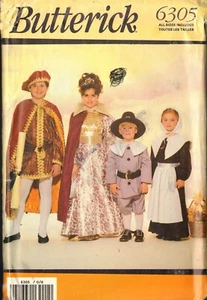 Butterick 6305 Sewing Pattern Children's Costumes Size XS-L uncut - Picture 1 of 2