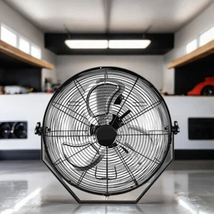 Ventilador industrial de montaje en pared de 18 pulgadas ventilación comercial interior/exterior de 3 velocidades - Imagen 1 de 8