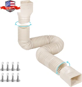 Rain Gutter Downspout Extensions Flexible, Drain Downspout Extender,Down Spou... - Picture 1 of 1