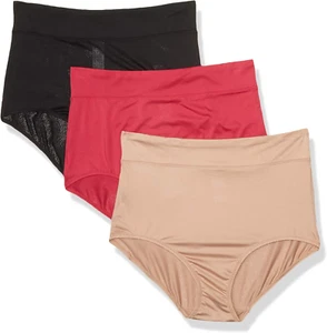 Women'S Blissful Benefits Breathable Moisture-Wicking Microfiber Brief Rs4963W - Picture 1 of 16