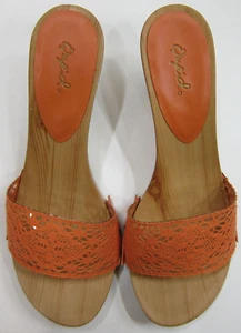Sandalias de tacón Qupid para mujer en ganchillo tangarina talla 9 estilo: helado-04 - Imagen 1 de 7