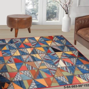 Modern Floor Carpet Mat Rug Handmade Persian Kilim Patchwork Rug Area 5-64 - Picture 1 of 8