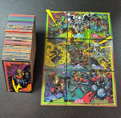 1993 Marvel Universe Series 4 - 180 Card Complete Base Set - CLEAN! - Image 1 of 4