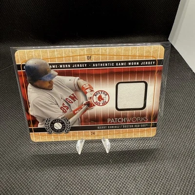 David ORTIZ Manny RAMIREZ🔥2005 Fleer Patchworks Dual Jersey Relic 169/199 - Image 1 of 2