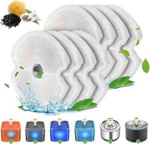 ¡NUEVO EN CAJA! Paquete de 7 filtros de fuente de agua para mascotas gatos para fuentes de 84 oz/2,5 L - ¡ENVÍO GRATUITO! - Imagen 1 de 6