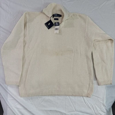 Polo By Ralph Lauren Pullover Cuello 100% Algodón Suéter Mujer’s Talla Mediana Foto 1 de 4