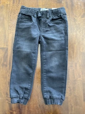 Pantalones de Jean Epic Threads Niños Negro Enjuague Pierna Recta Cintura Elástica Talla 2T NUEVO Foto 1 de 4