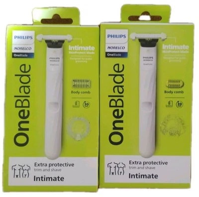 Aparador/aparador corporal e pubiano íntimo Philips Norelco OneBlade QP1924/70 - Imagem 1 de 2