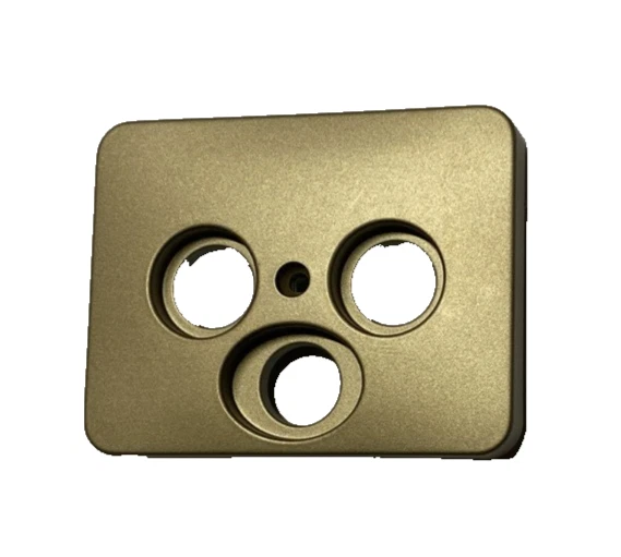 Zentralscheibe für Antennensteckdosen, Busch Jaeger 1743-03, bronze , Alpha Nea - Bild 1 von 1