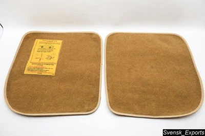 Volvo 240 242 262C Bertone RARE Tan Carpet Trunk Lid Upper Liners Mat Covers SET Foto 1 de 3