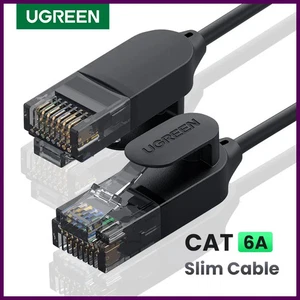 Cable Ethernet Cat 6A 10 Gbps RJ45 UTP LAN Internet Cable de conexión de alta velocidad - Imagen 1 de 23
