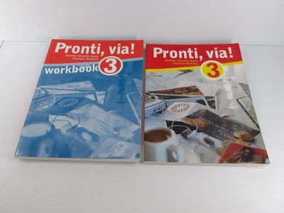 Pronti, Via! 3 Workbook Italian Set by Marisa Minelle Katis Antonia Rubino - Image 1 of 4