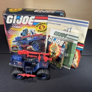 Vtg GI Joe Arah Cobra Ferret ATV 1985 Hasbro Incomplete w/ Box And Instructions - Picture 1 of 22
