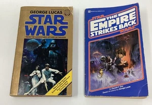 Star Wars Luke Skywalker 1976 First Edition Empire Strikes 1980 - LOT 2 PB - Picture 1 of 9