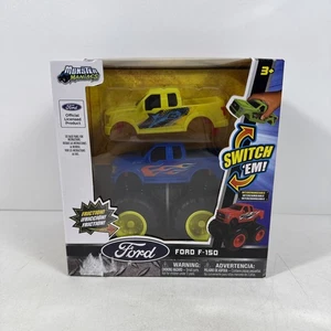 Ford F-150 Friction Powered austauschbar gelb & blau Monster Maniacs - Bild 1 von 5