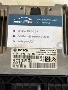 MEV17.4.2 ECU CALCULATEUR MOTEUR PEUGEOT CITROEN 1.6 VTI 0261S06472 9675495080 - Imagen 1 de 11