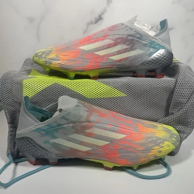 Chuteiras sem lacre Adidas X Speedflow + FG Numbers Up FY3341 tamanho 10 masculinas - Imagem 1 de 4