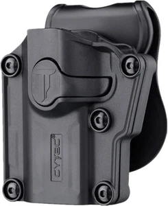 Mega-Fit Holster passend für die beliebtesten Full Size und kompakte Linkshand, schwarz - Bild 1 von 6