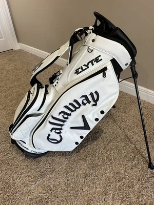 Bolsa de transporte Callaway Chrome Tour ELYTE 9 x 47 pulgadas 5 vías blanca/negra Foto 1 de 4