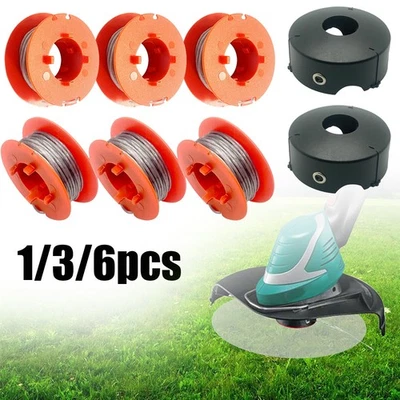 NEW! Trimmer Spool Line & Cap Cover For BOSCH ART 23 26 30 Combitrim F016800175 - Image 1 of 4