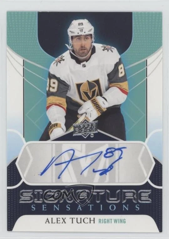 2020-21 Upper Deck Signature Sensations Series 1 Alex Tuch #SS-AT Auto - Image 1 of 2