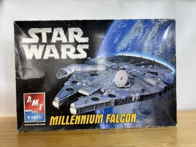 2005 Star Wars AMT/ERTL Millennium Falcon Deluxe Model Kit #38322 Started - Image 1 of 4