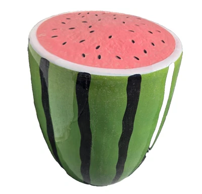 WATERMELON Fruit Stool Side Table Decor TIK TOK Viral - Image 1 of 2