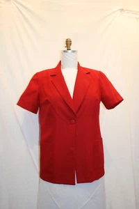 NEW! SHORT Sleeve Linen Like Blazer 30W-34W - Picture 1 of 13