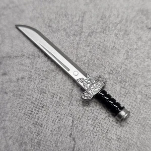 Custom Dynasty Knight Sword Black Silver for Blocks Minifigure Gc6sw5 - Picture 1 of 2