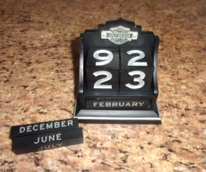 Vintage Harley Davidson 2003 Hallmark Perpetual Block Calendar Limited Edition - Bild 1 von 3