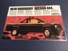 Mid 80?s Nissan Hardbody SE Truck-set of 2 original print ads