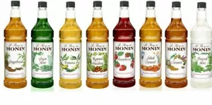 Monin 1 Liter, 33.8 oz Premium Flavoring Syrup (select flavor below) - Picture 1 of 118