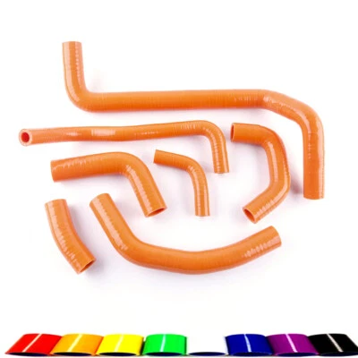 Naranja para HONDA CBR600RR CBR600 RR 2003-2004 Kit de manguera de refrigerante de radiador de silicona Foto 1 de 4