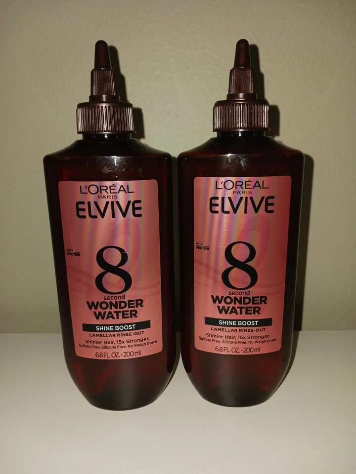 L'Oréal Paris Elvive 8 Second Wonder Water Lamellar Rinse Out SHINE BOOST 6.8 oz - Image 1 of 1