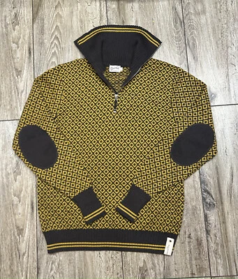 DEVOLD NORWAY Herren Pullover Sweater Zip Neck 100% Merinowolle Shale Arrowwo... - Bild 1 von 4