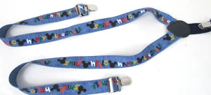 Disney Baby Mickey Mouse Hosenträger Säugling Kleinkind blau Happy Smile Jungen Verschluss G - Bild 1 von 7