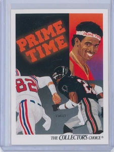 DEION SANDERS *HOF* 1991 Upper Deck "PRIME TIME" by V. Wells #85 - Picture 1 of 2