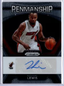 2023-24 Panini Prizm Basketball Penmanship Rashard Lewis AUTO HEAT - Bild 1 von 1
