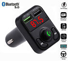Kovol Bluetooth 5.0 FM Transmitter Auto MP3 Player USB KFZ SD AUX Ladegerät
