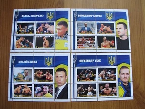 Vitaly Volodimir KLITSCHKO USYK Lomatchenko boxing CHEMPION UCRAINA MAIDAN POST - Foto 1 di 1